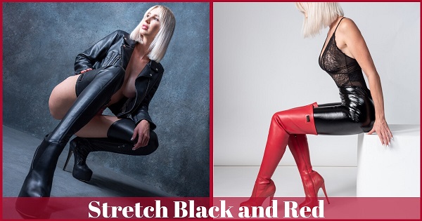 Stretch Balck and Red